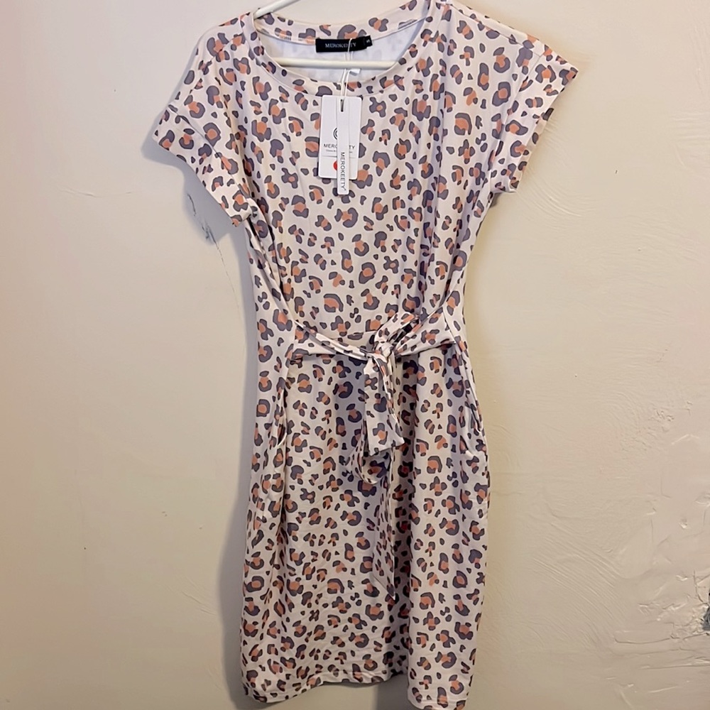 Animal print dress. Size small.